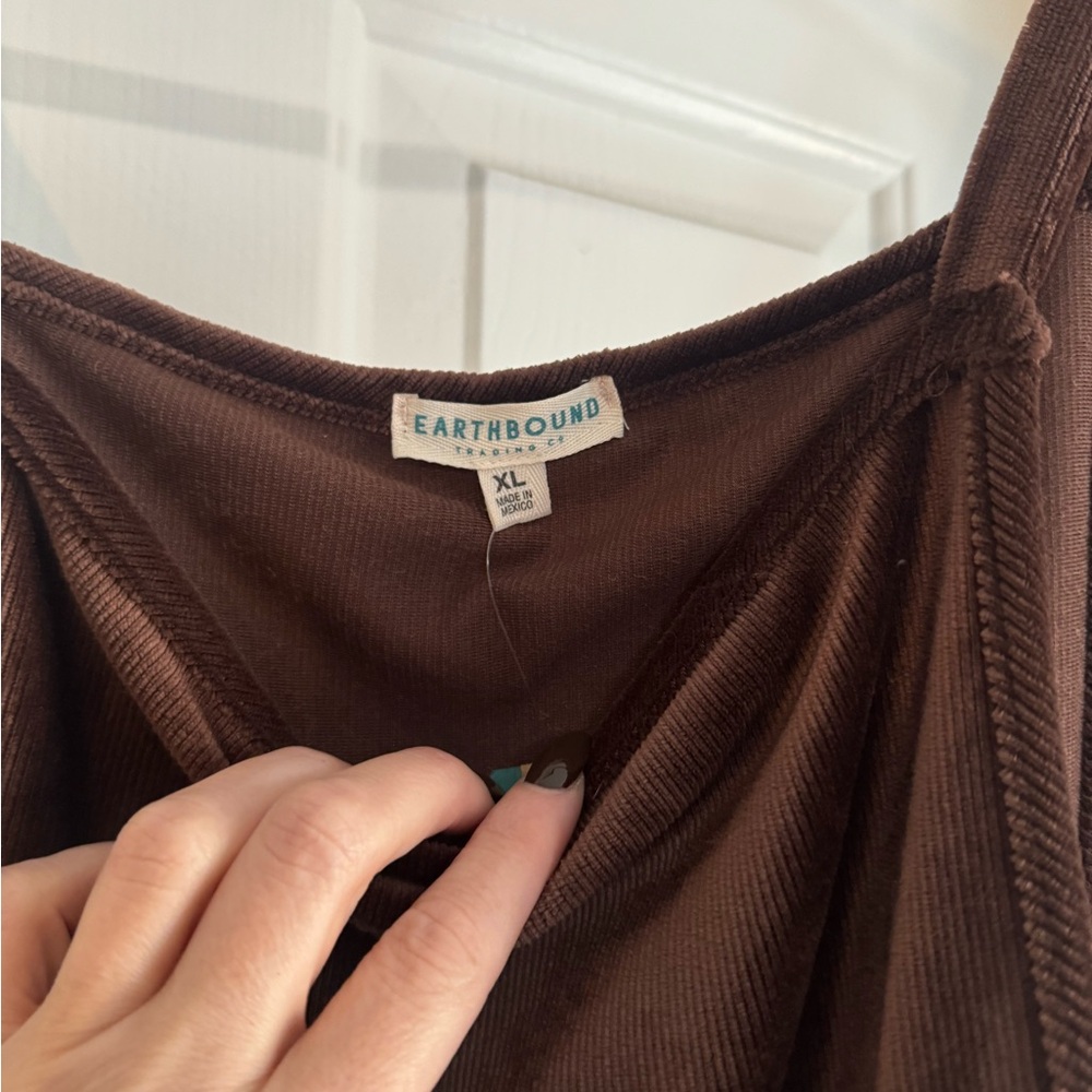 Brown courderoy overalls NWT - Picture 3 of 5